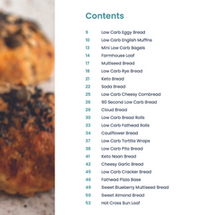 Low Carb Bread Cookbook: 23 Tasty and Easy Low Carb Breads